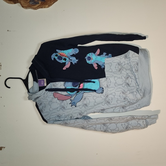 Disney Black and Gray Crew Neck Sweater with Playful Design - Picture 1 of 1
